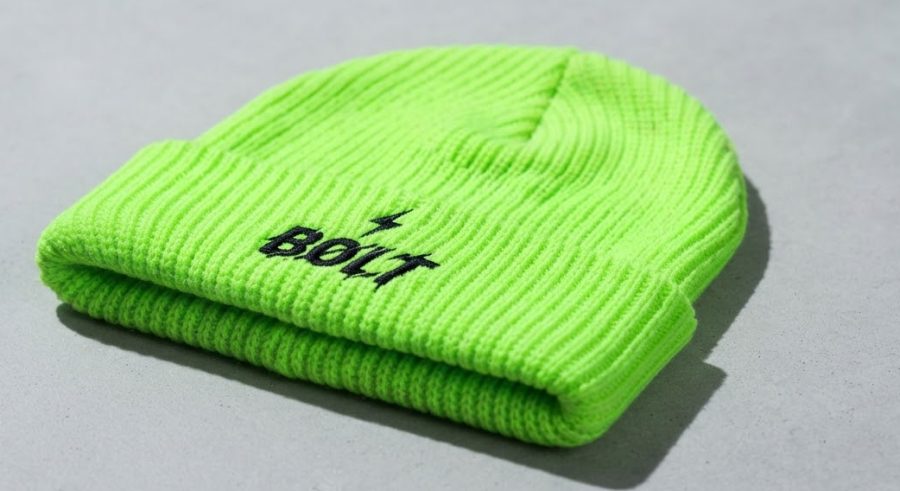 Bolt Beanie - Neon — alternate view
