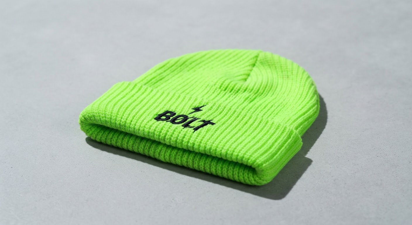 Bolt Beanie - Neon — Accessories
