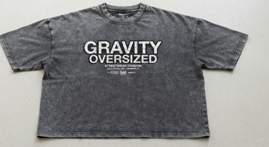 Gravity Oversized Tee — alternate view